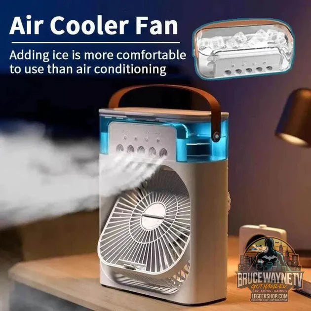 Guide d'achat : 🎐 VENTILATEUR PORTABLE 3-EN-1 : Climatiseur • Humidificateur • Veilleuse LED 🎐