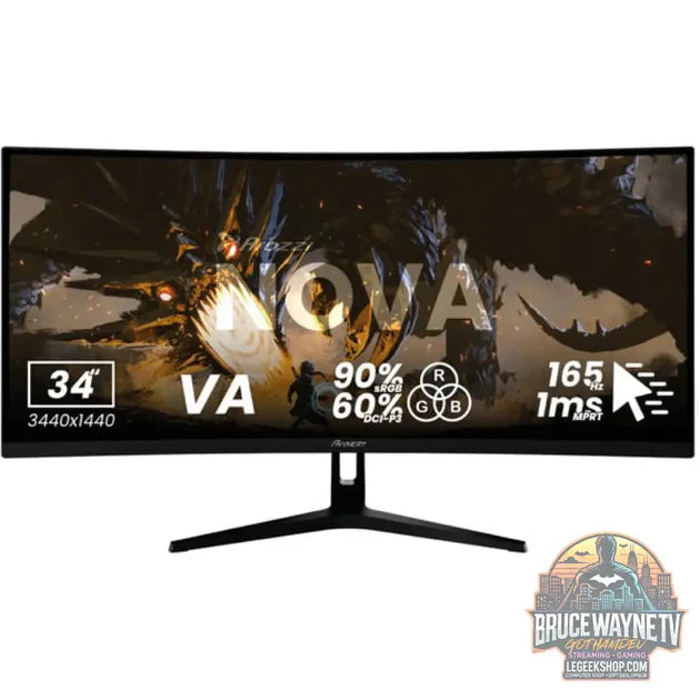 Guide d'achat : Arozzi Nova 34T2K165 34" QHD/WQHD VA 165 Hz