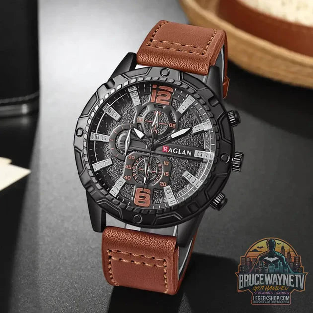 Guide d'achat : Montre-bracelet en cuir pour homme, marque supérieure, mode, horloge, cadeau | Wayne Outfitters