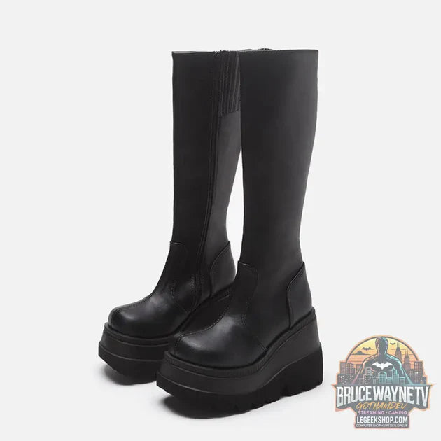 Guide d'achat : Bottes Gothiques Plateforme Biker Talon Compensé Punk