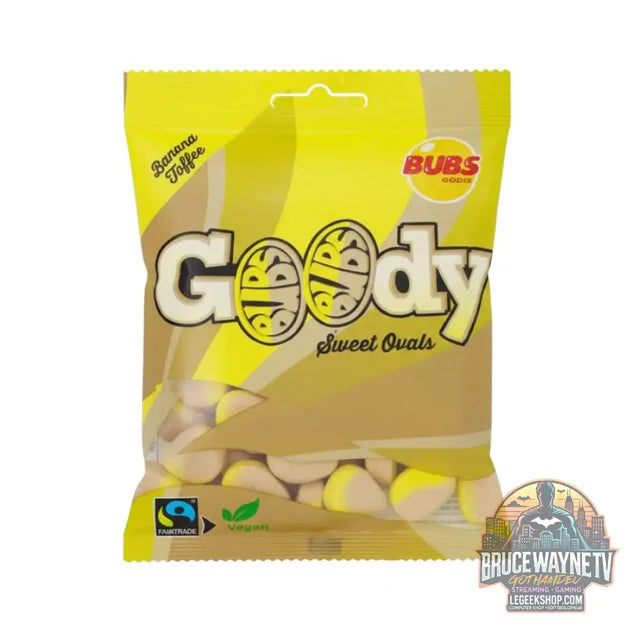 Guide d'achat : Bubs Goody Banana Toffe, caramelle al gusto di banana da 90g (Confezione da 12)
