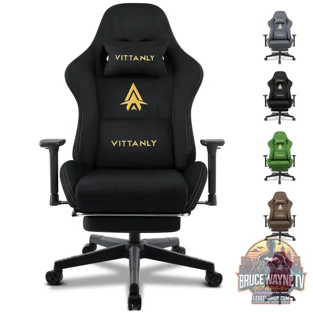 Guide d'achat : Chaise Gaming Ergonomique Faux Daim Repose-Pieds Inclinable