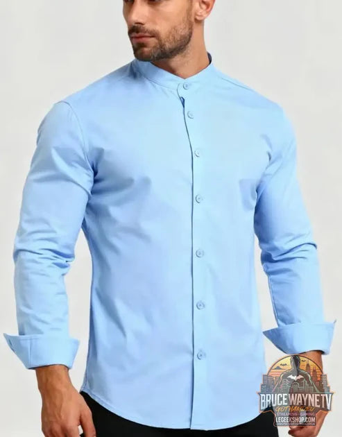 Guide d'achat : Chemise Homme Col Montant Ajustée Style Jeune