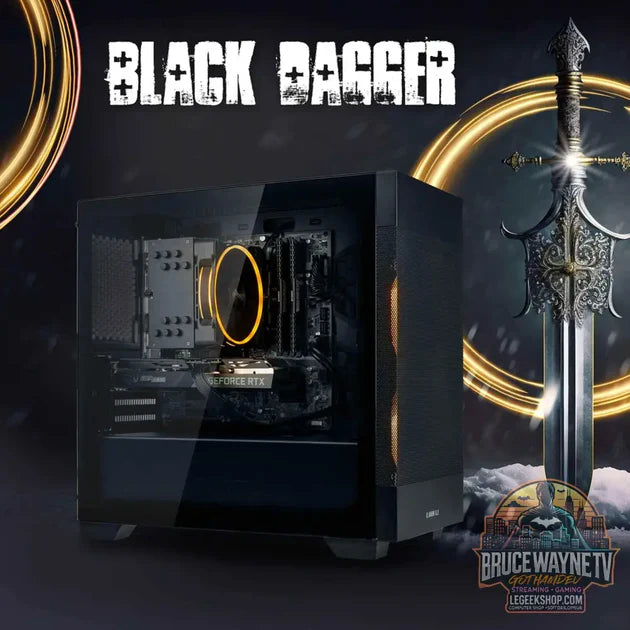 Guide d'achat : Gaming PC Black Dagger - Intel Core i5-12400F, NVIDIA GeForce RTX 4060 Ti
