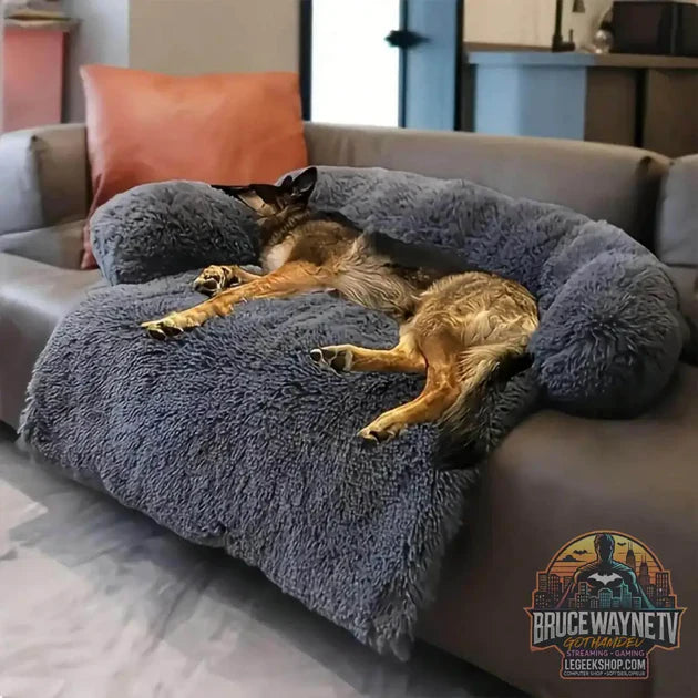 Guide d'achat : 🐶 Lit en peluche pour chien – Coussin double usage lavable & protecteur de canapé