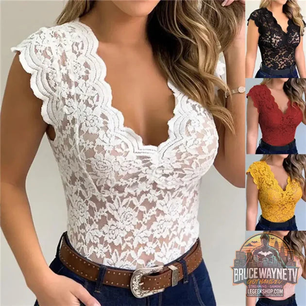 Guide d'achat : Top Dentelle Crochet Femme – Haut Sans Manches Été Sexy Décontracté