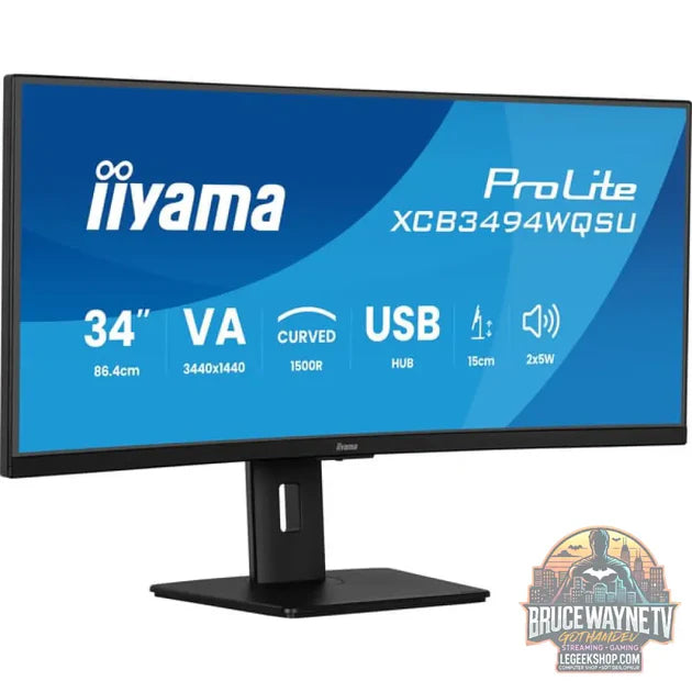 Guide d'achat : iiyama ProLite XCB3494WQSU-B1 34" QHD/WQHD VA 120 Hz