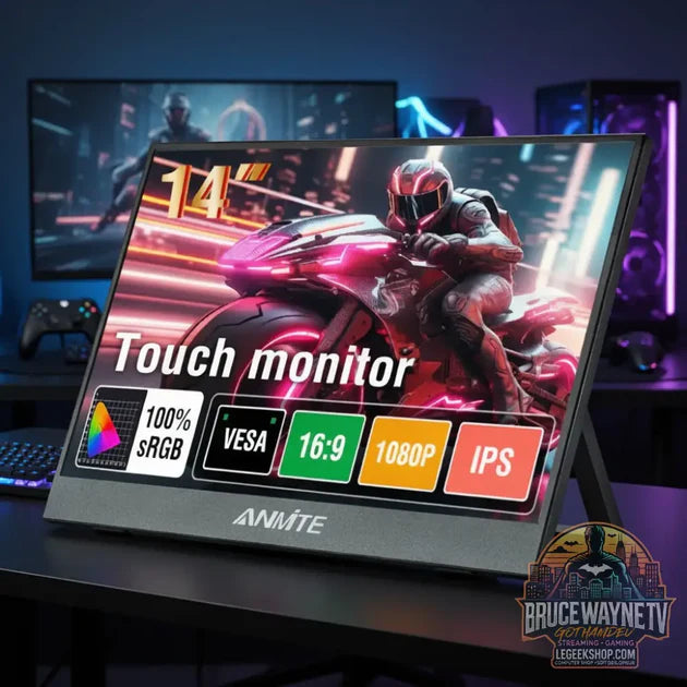 Moniteur Tactile Portable 14" Full HD 1920x1080 - USB-C, Haut-parleurs intégrés vs Moniteur portable UPERFECT 16 pouces 2.5K QLED 2560x1600 100% sRGB HDR USB-C HDMI, deuxième écran : quel Moniteur Portable choisir ?