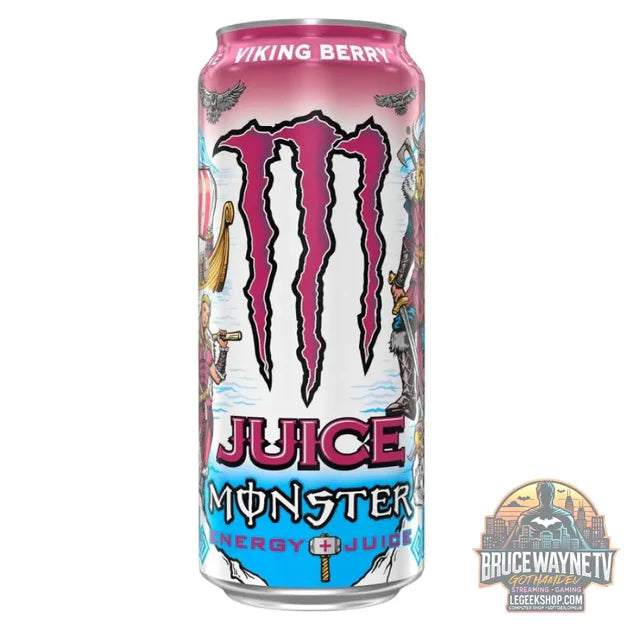 Guide d'achat : Monster Juice Viking Berry, boisson énergisante au goût fruits des bois de 500ml (Pack de 24)