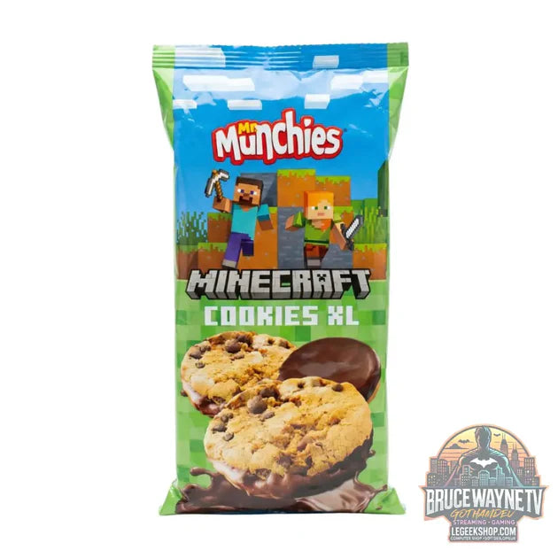 Guide d'achat : Mr. Munchies Minecraft cookies XL, biscuits aux pépites de chocolat et enrobage de chocolat de 140 g (lot de 16)