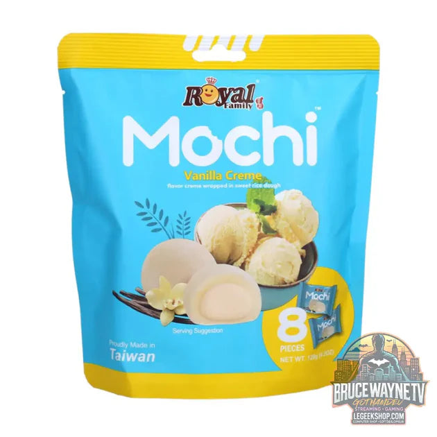 Guide d'achat : Royal Family Mochi Crème Vanille, mochi au goût de vanille de 120g (Paquet de 12)