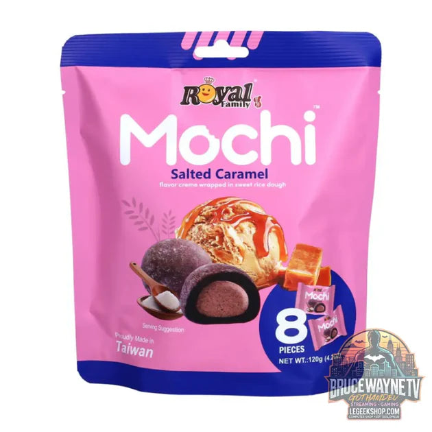 Guide d'achat : Royal Family Mochi Salted Caramel, mochi au goût de caramel salé de 120g (Paquet de 12)