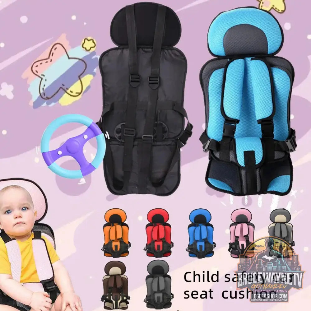 Siège Sécurité Bébé Portable Voiture Poussette Rembourré Confort