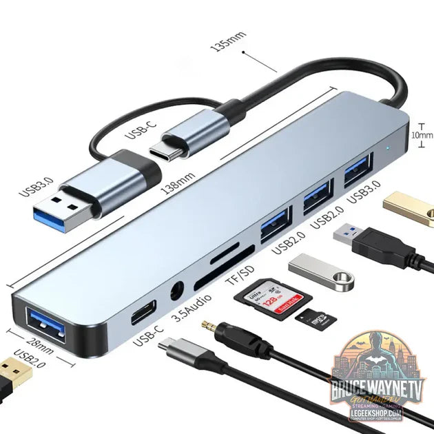 Guide d'achat : Station d'Accueil HUB USB + Type C 8 en 2