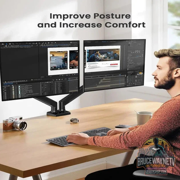 Guide d'achat : Support Double Écran 32 Pouces Réglable Bureau Ergonomique