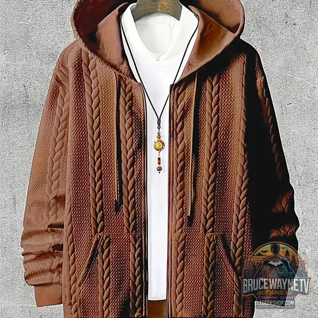 Guide d'achat : Sweat Capuche Homme Grande Taille Casual Cardigan