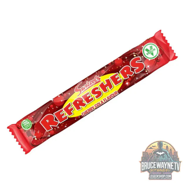Guide d'achat : Swizzels Refreshers Chew Bar Cherry Cola, bonbon au goût de cerise et cola de 18g (paquet de 60)