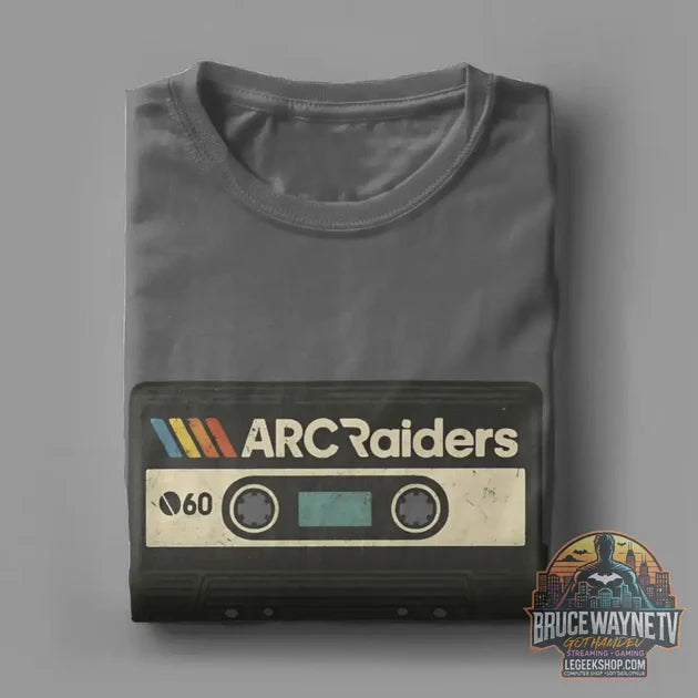 Guide d'achat : T-Shirt Arc Raiders Cassette Y2K Oversize Unisexe Coton