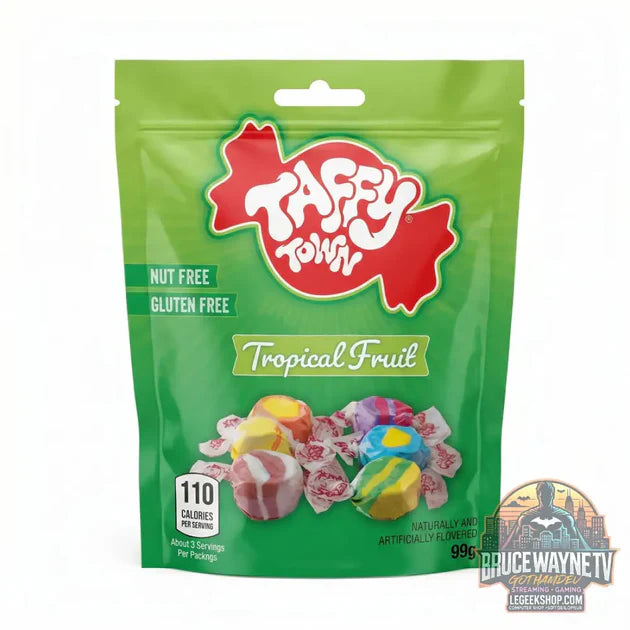 Guide d'achat : Taffy Town Tropical Fruit, assortiment de bonbons taffy au goût de fruits tropicaux de 99 g (pack de 12)