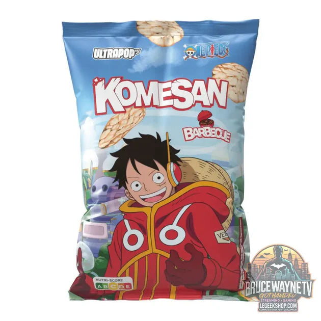 Guide d'achat : Ultra Pop Komesan Barbecue Luffy One Piece, chips de riz saveur barbecue de 60g (paquet de 24)