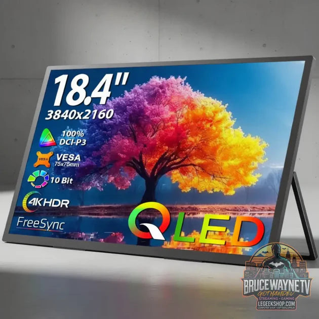 Guide d'achat : UPERFECT 18,4 pouces 4K QLED Moniteur Portable Gaming — 3840x2160, AMD FreeSync, HDR