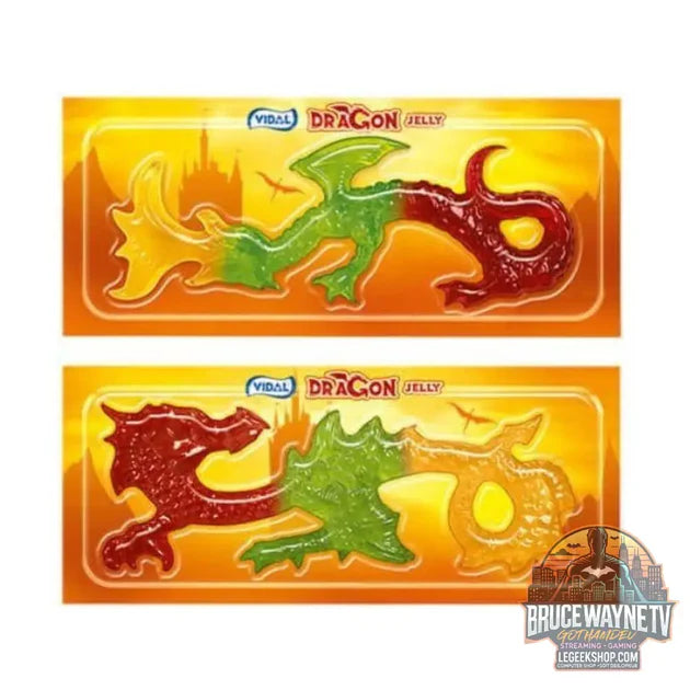 Guide d'achat : Vidal Dragon Jelly, bonbons gélifiés en forme de dragon de 66g (Paquet de 11)