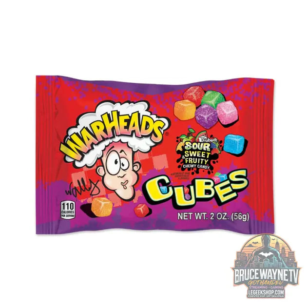Guide d'achat : Warheads Sour Chewy Cubes, bonbons acidulés aux fruits de 57 g (Paquet de 15)