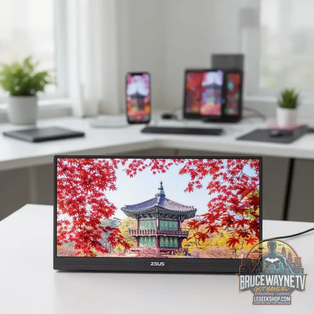 Guide d'achat : Moniteur Portable ZSUS 15.6" Tactile HDR 1920x1080, Faible Lumière Bleue, Compatible PS4/Xbox/Switch