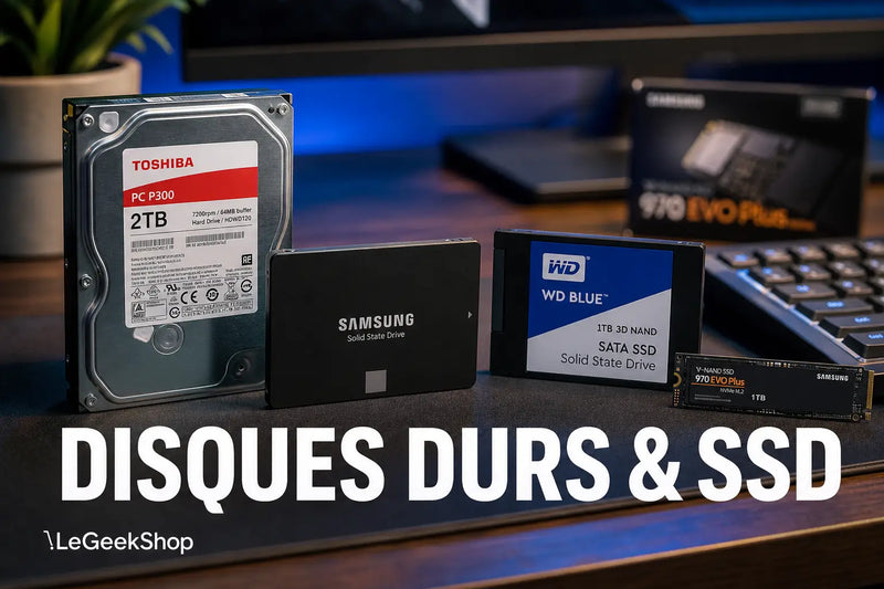 DISQUES DURS & SSD — LeGeekShop