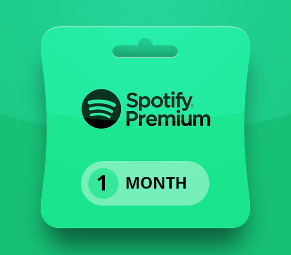 Spotify Premium 1-month Subscription Card