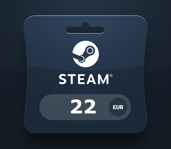 Steam Wallet Card €22 EU Activation Code