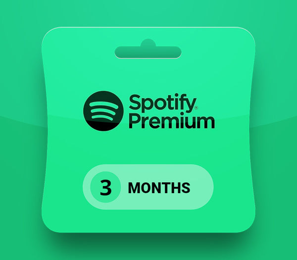 Spotify Premium 3-month Subscription Card BR