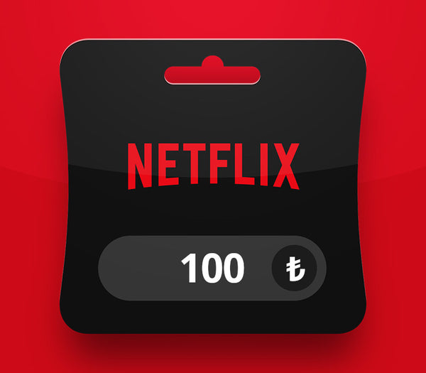 Netflix TRY 100 Gift Card TR