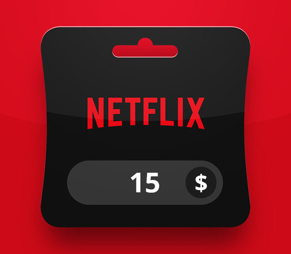 Netflix USD 15 Gift Card