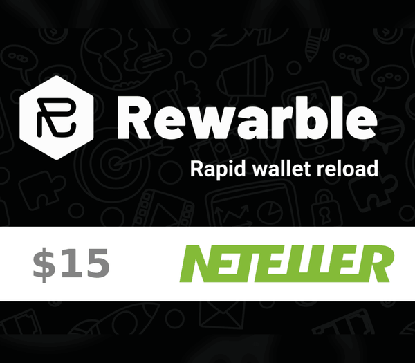 Rewarble Neteller $15 Gift Card