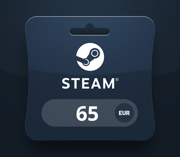 Steam Wallet EUR 65 Gift Card