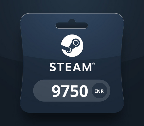 Steam Wallet Card ₹9750 INR Activation Code