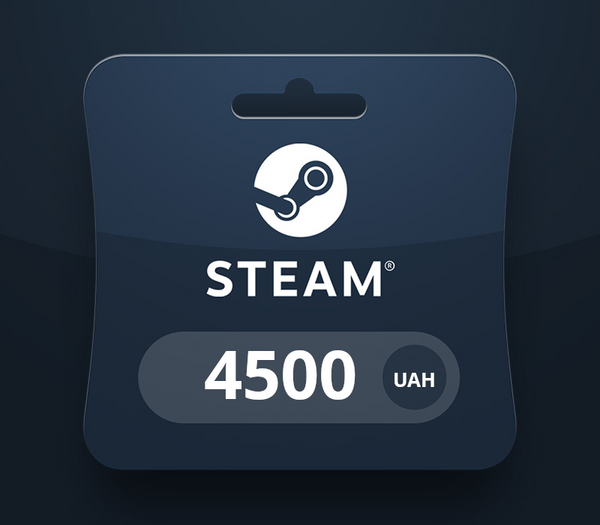 Steam Wallet Card UAH 4500 UA Activation Code