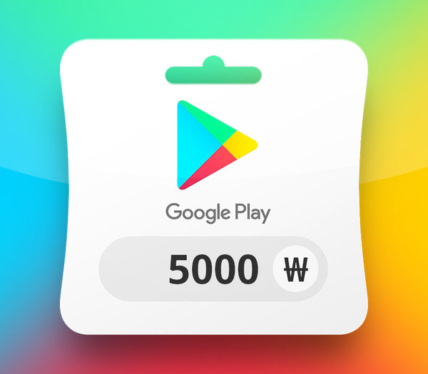Google Play KRW 5000 Gift Card KR