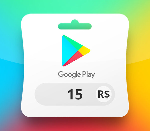 Google Play BRL 15 Gift Card BR