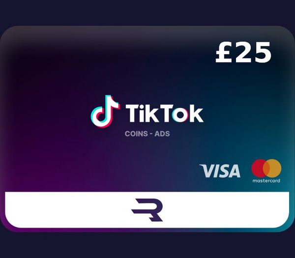 Rewarble TikTok GBP 25 Gift Card