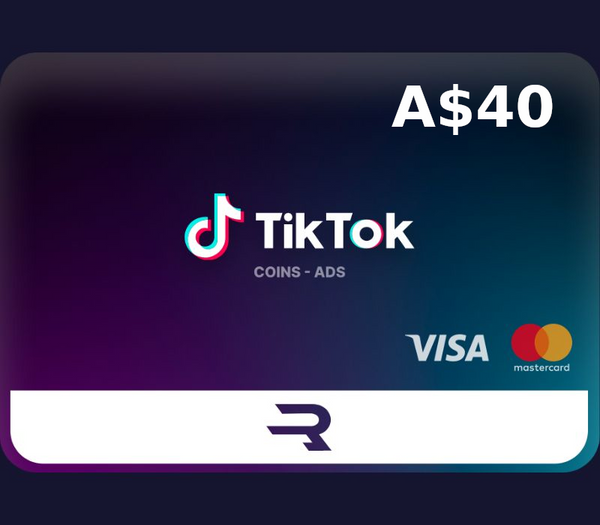 Rewarble TikTok AUD 40 Gift Card