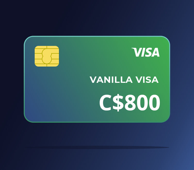 Vanilla VISA CAD 800 CA