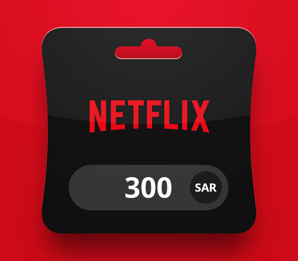 Netflix SAR 300 Gift Card SA