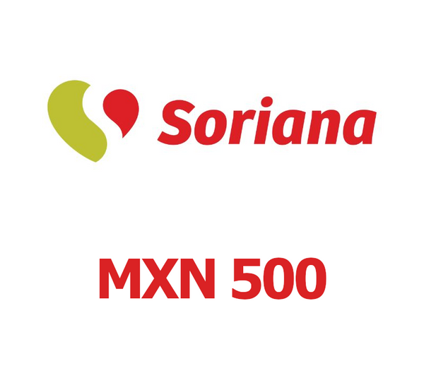 Soriana MXN 500 Gift Card MX