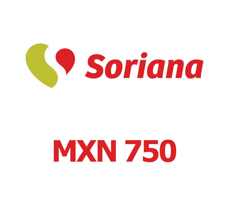Soriana MXN 750 Gift Card MX