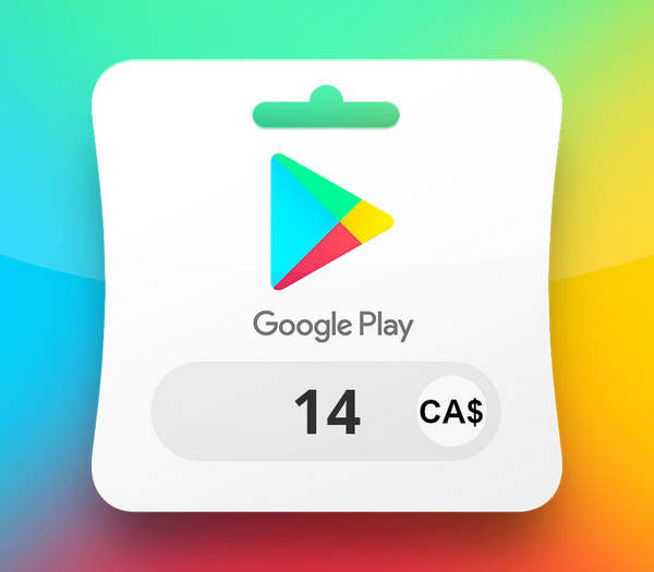 Google Play CAD 14 Gift Card CA