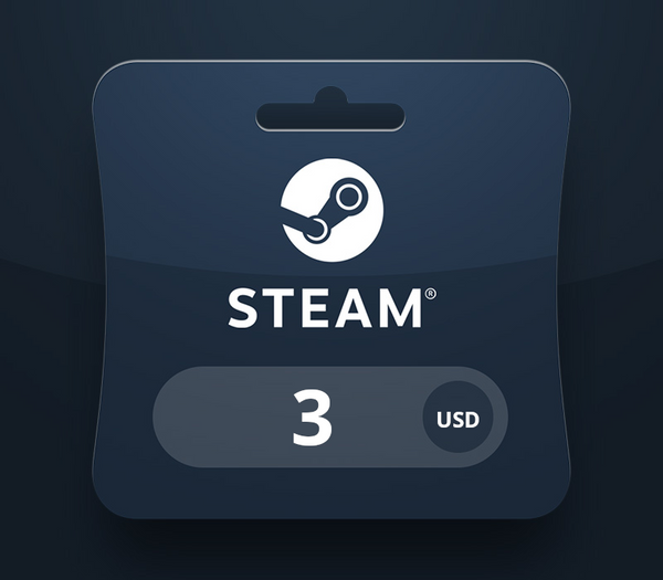 PC Steam Gift Card USD 3 TR Activation Code