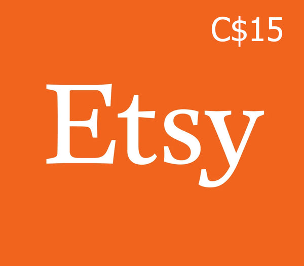 ETSY CAD 15 Gift Card CA