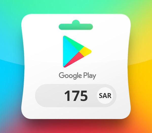 Google Play SAR 175 Gift Card SA
